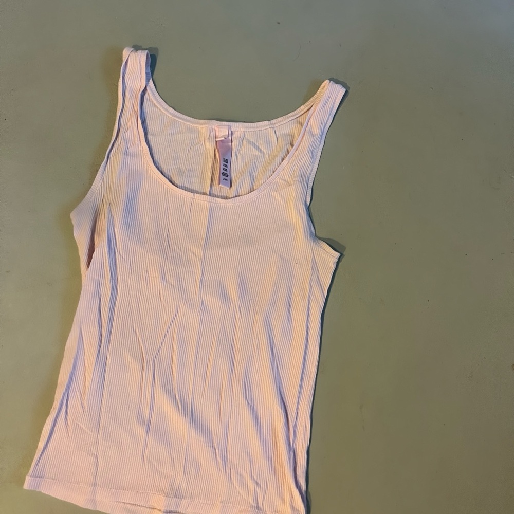 Light Pink Skims Ribbed Tank Top